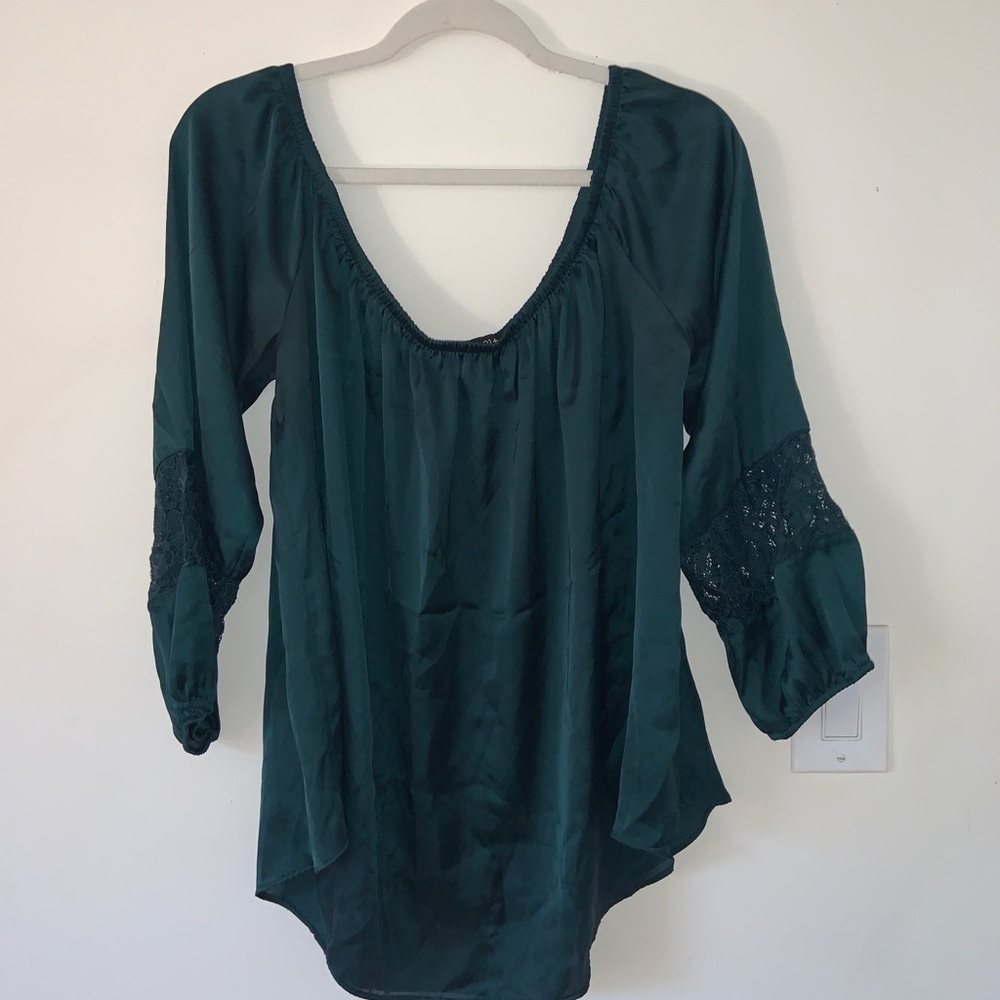 Off the shoulder shirt